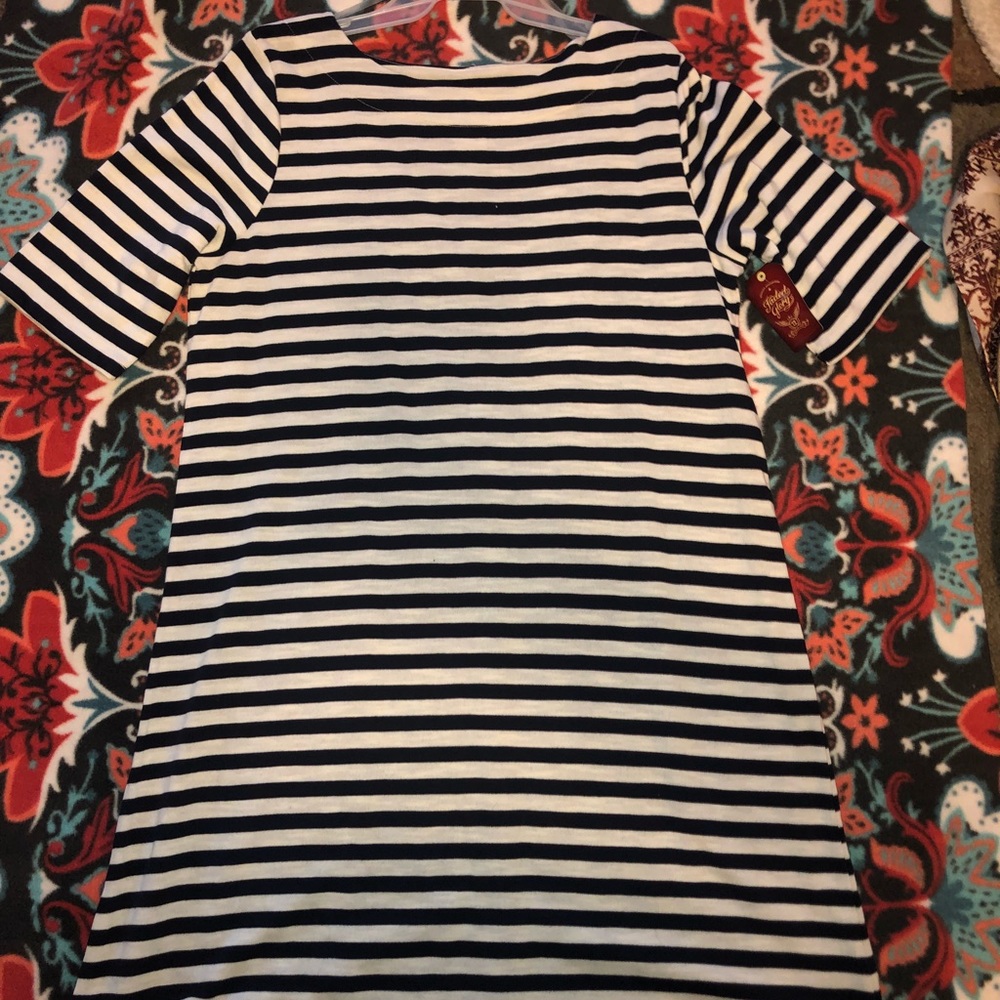 ♦️ 3 for $25 ♦️ Faded glory navy and white dress